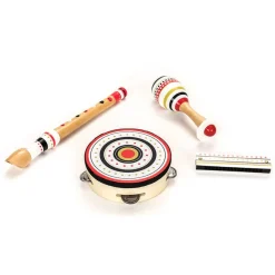 EUREKAKIDS Maraca de madera