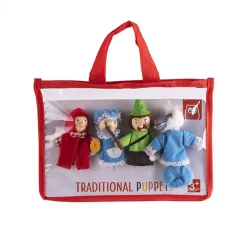 EUREKAKIDS Marionetas de dedo de la caperucita roja 11cm