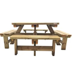 MASGAMES Mesa de picnic cuadrada - BALTIC