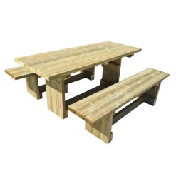 MASGAMES Mesa de picnic CALELLA con bancos independientes