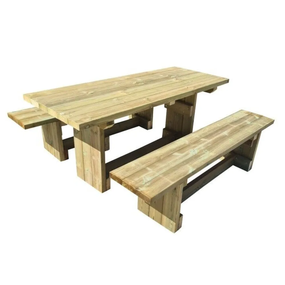 MASGAMES Mesa de picnic CALELLA con bancos independientes