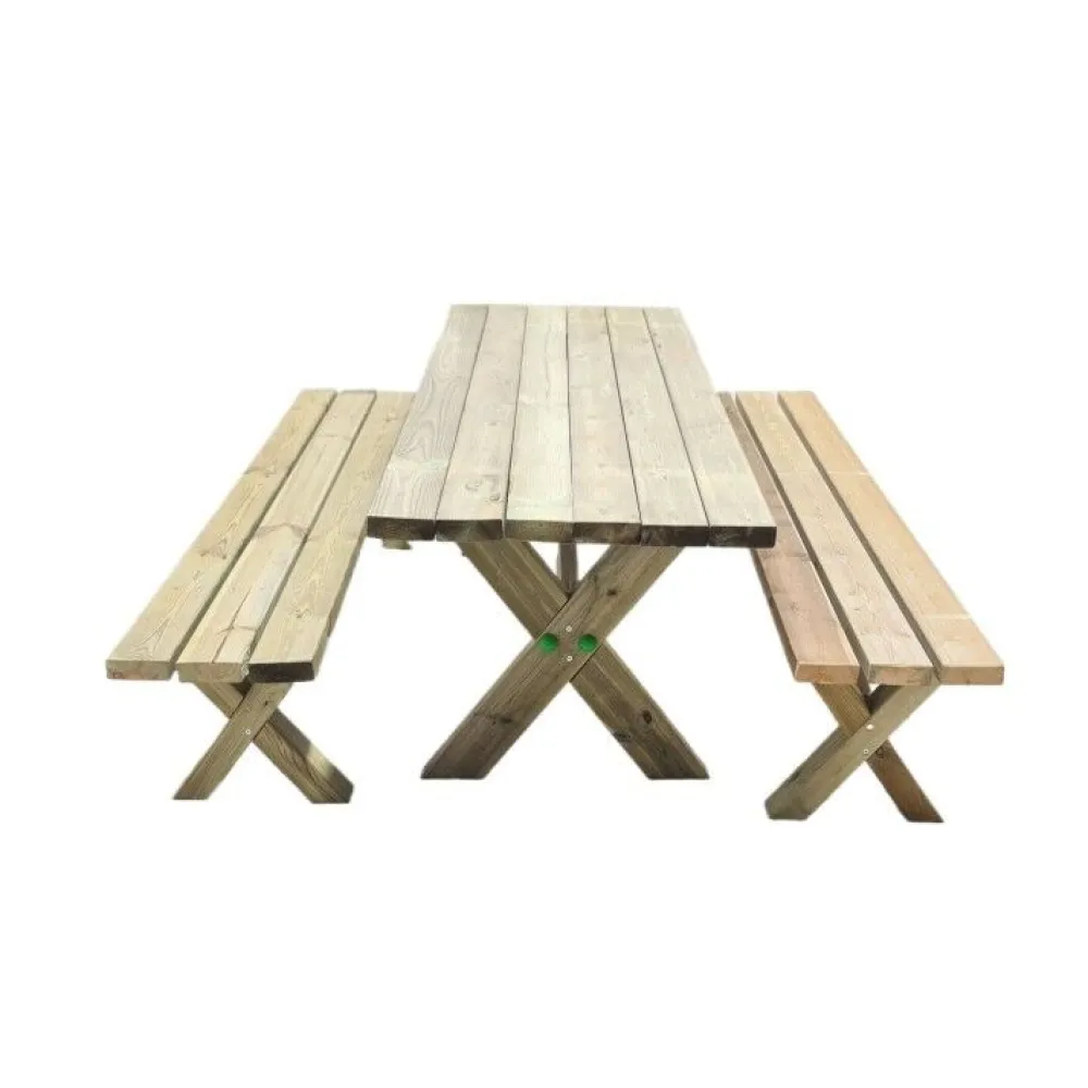 MASGAMES Mesa de Picnic Xerta 180cm Madera Sin Print