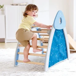 HAPE Mi Primer Centro de Escalada y Tobogán 4 en 1 – Rocket