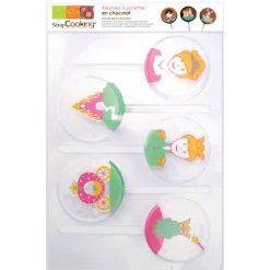 SCRAP COOKING Moldes piruletas princesa