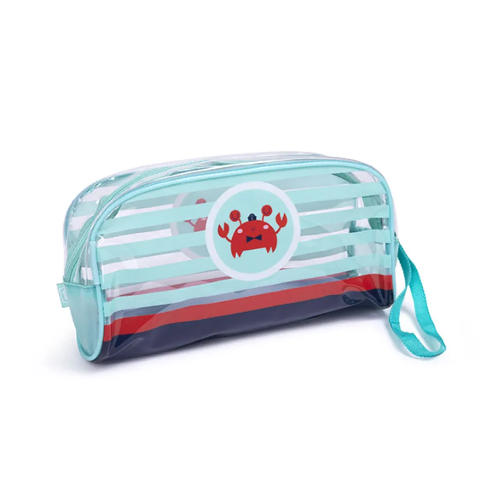 EUREKAKIDS Neceser de playa cangrejo The Best Swimmer