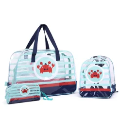 EUREKAKIDS Neceser de playa cangrejo The Best Swimmer