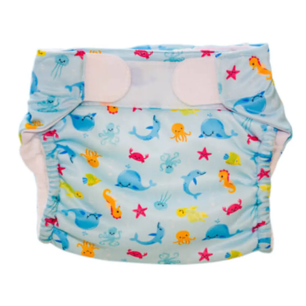 FREDS SWIM ACADEMY Pañal reutilizable Swim Nappy color azul Talla 1