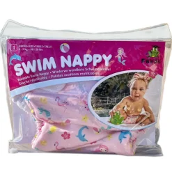 FREDS SWIM ACADEMY Pañal reutilizable Swim Nappy color rosa Talla 1