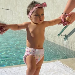 FREDS SWIM ACADEMY Pañal reutilizable Swim Nappy color rosa Talla 2