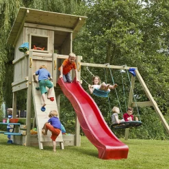 MASGAMES Parque infantil Beach Hut XL 2 columpios