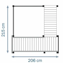MASGAMES Parque infantil Crossfit Tobogán