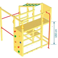 MASGAMES Parque infantil Crossfit Barra Bombero
