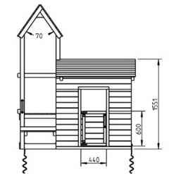 MASGAMES Parque infantil Mini Look Out S