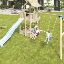 MASGAMES Parque infantil Pagoda XL con columpio