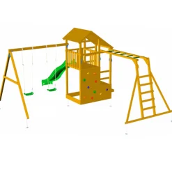 MASGAMES Parque infantil Teide con columpio y escalera de mono