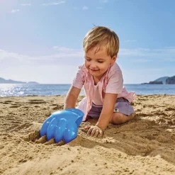 HAPE Pata excavadora gigante azul playa