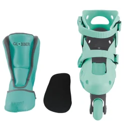 GLOBBER Patines evolutivos 2 en 1 para patinar en linea - Talla 30-33 color menta