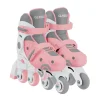 GLOBBER Patines evolutivos 2 en 1 para patinar en linea - Talla 30-33 color rosa pastel