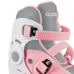 GLOBBER Patines evolutivos 2 en 1 para patinar en linea - Talla 30-33 color rosa pastel