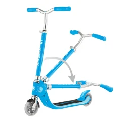 GLOBBER Patinete ajustable y plegable de 2 ruedas - Flow Foldable 125 Sky Blue
