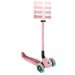 GLOBBER Patinete evolutivo de 3 ruedas con luz - Go Up Active Lights Pink