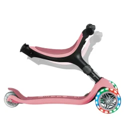 GLOBBER Patinete GO UP ACTIVE LUCES 360º - Pastel Pink