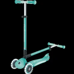 GLOBBER Patinete Go Up Deluxe Lights 3 en 1 Menta