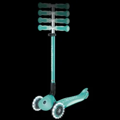 GLOBBER Patinete Go Up Deluxe Lights 3 en 1 Menta