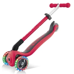 GLOBBER Patinete Primo Foldable Lights New Red
