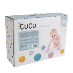 EUREKAKIDS Pelotas blandas para bebés – Set 75 unidades