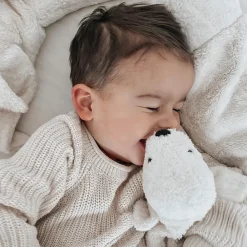 SENGER Peluche y almohada calentable – Foca Blanca Pequeña