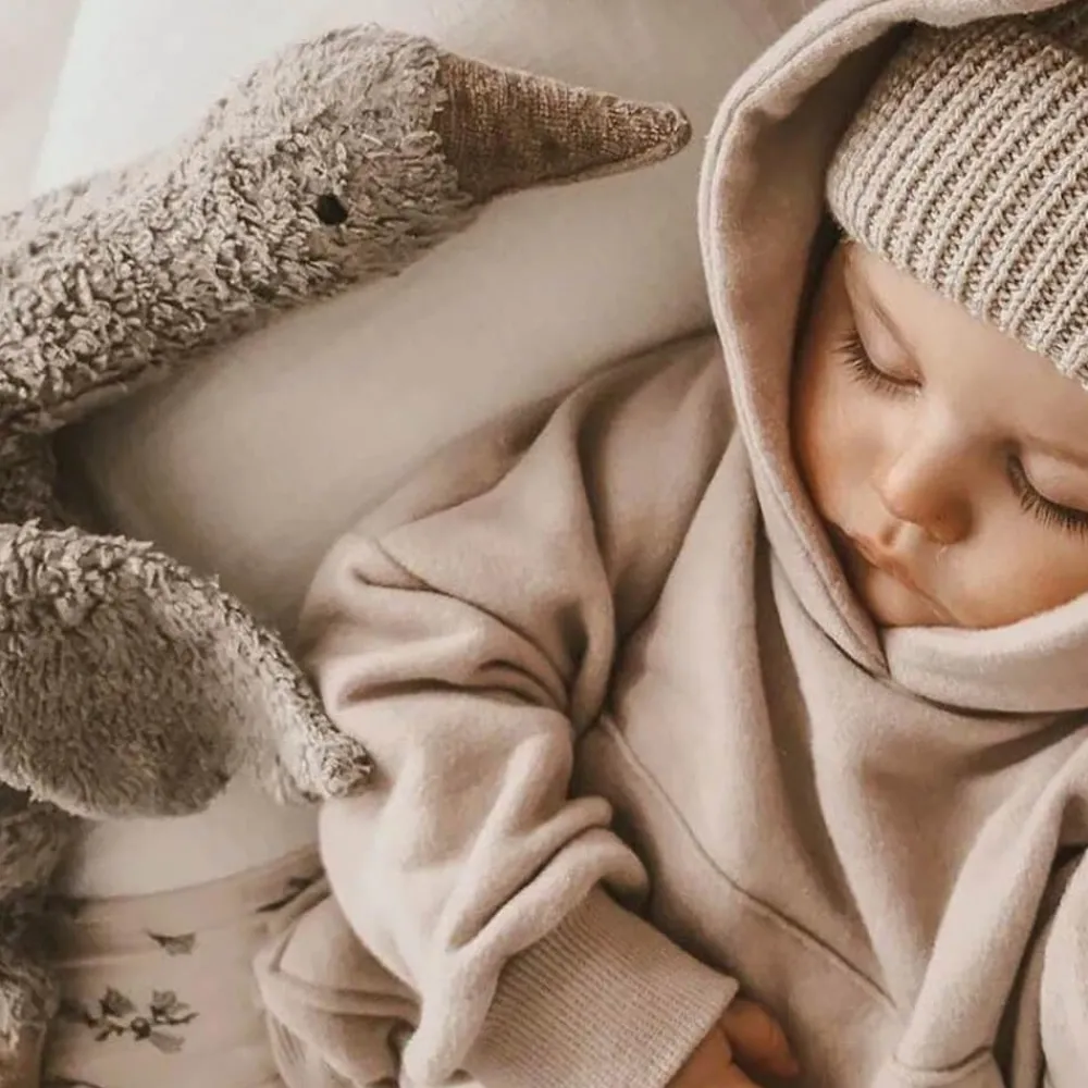 SENGER Peluche y almohada calentable – Ganso Pequeño Gris