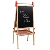 EUREKAKIDS Pizarra con caballete de madera todo en 1