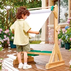 HAPE Pizarra para exteriores con lienzo transparente