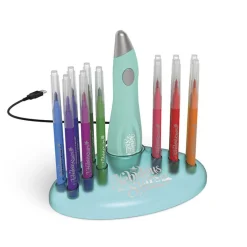 Nebulous Stars Pluma de pulverización eléctrica con plantillas y 12 colores