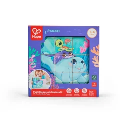 HAPE Puzle 9 bloques Iti Colección Manatí