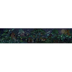 HAPE Puzle bosque mágico de 200 piezas que brilla en la oscuridad