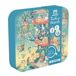 EUREKAKIDS Puzle de observación Tree House Friends – 54 piezas