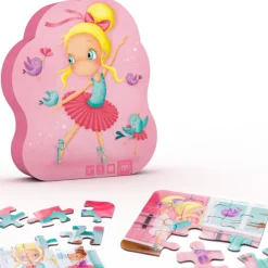 EUREKAKIDS Puzle evolutivo Bailarina 4 en 1