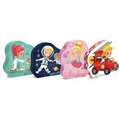 EUREKAKIDS Puzle evolutivo Bombero 4 en 1