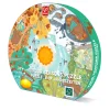 HAPE Puzle gigante circular iluminado de 16 piezas – Las 4 estaciones