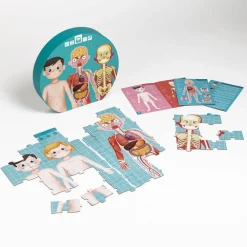 EUREKAKIDS Puzle gigante del cuerpo humano de 100 piezas