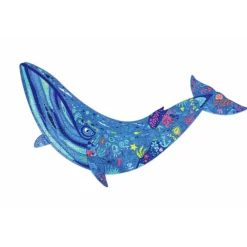 HAPE Puzzle de Suelo Brillante de Ballena - 200 pzs