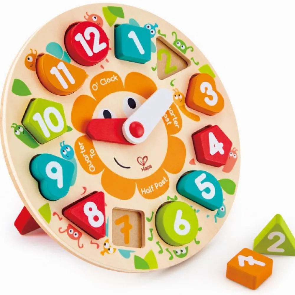 HAPE Puzzle encajable horas inglés