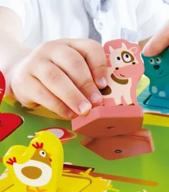 HAPE Puzzle encajable sonidos granja