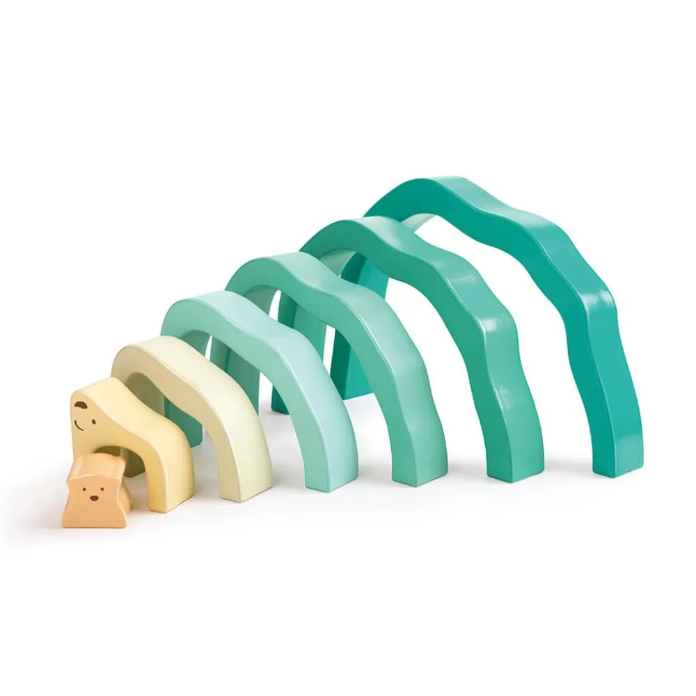 HAPE Rompecabezas apilable de madera - Osos Polares