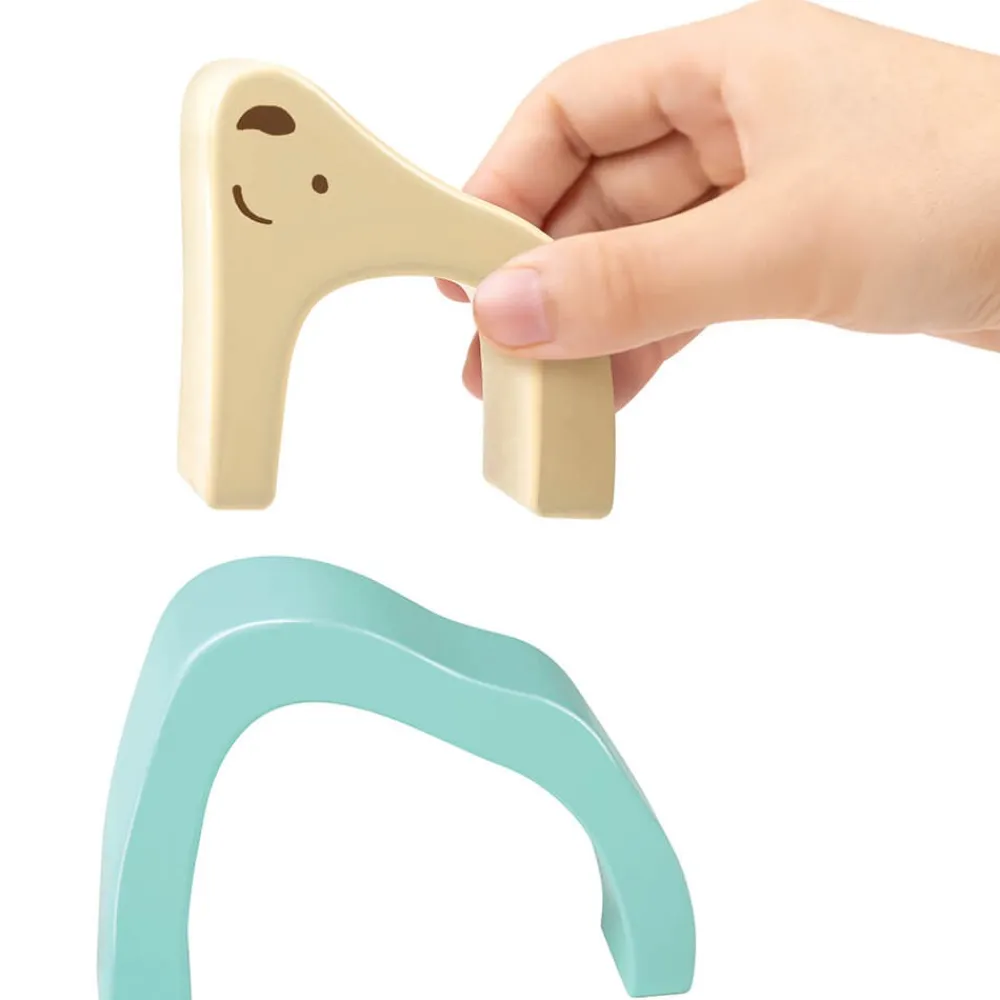 HAPE Rompecabezas apilable de madera - Osos Polares