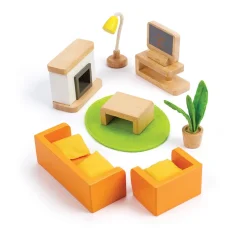 HAPE Salón con Chimenea – Casa de Muñecas