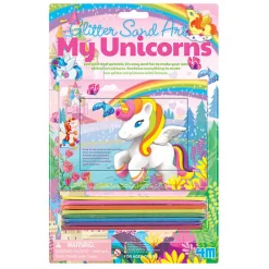 4M Set arte de purpurina unicornios
