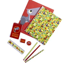 EUREKAKIDS Set de papeleria de dinosaurios